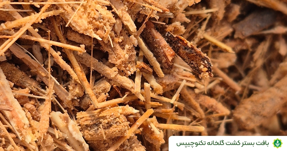 تکنوچیپس بستر کشت گلخانه آماده استفاده